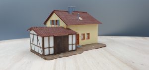 faller 25201 wohnhaus mit stellplatz