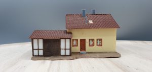 faller 25201 wohnhaus mit stellplatz